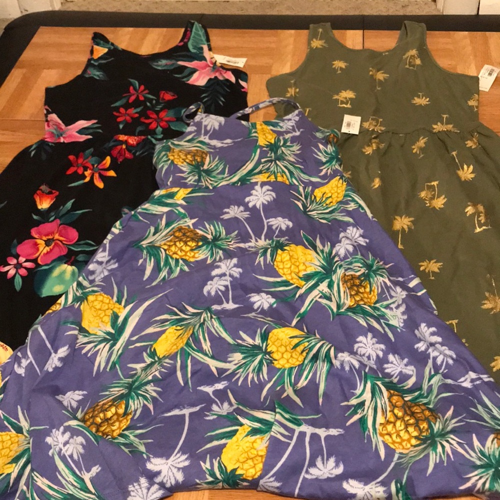 THREE Old Navy Sundresses 10/12